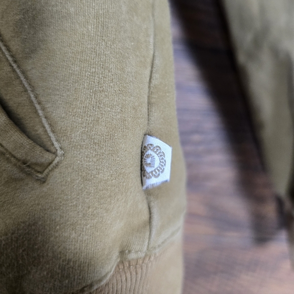 RARE Akademiks Women's Olive Bomber Jacket Streetwear Embroidered Floral Y2K - Picture 12 of 12